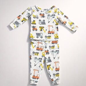 Original Penguin Kids Pajamas with Construction Vehicles